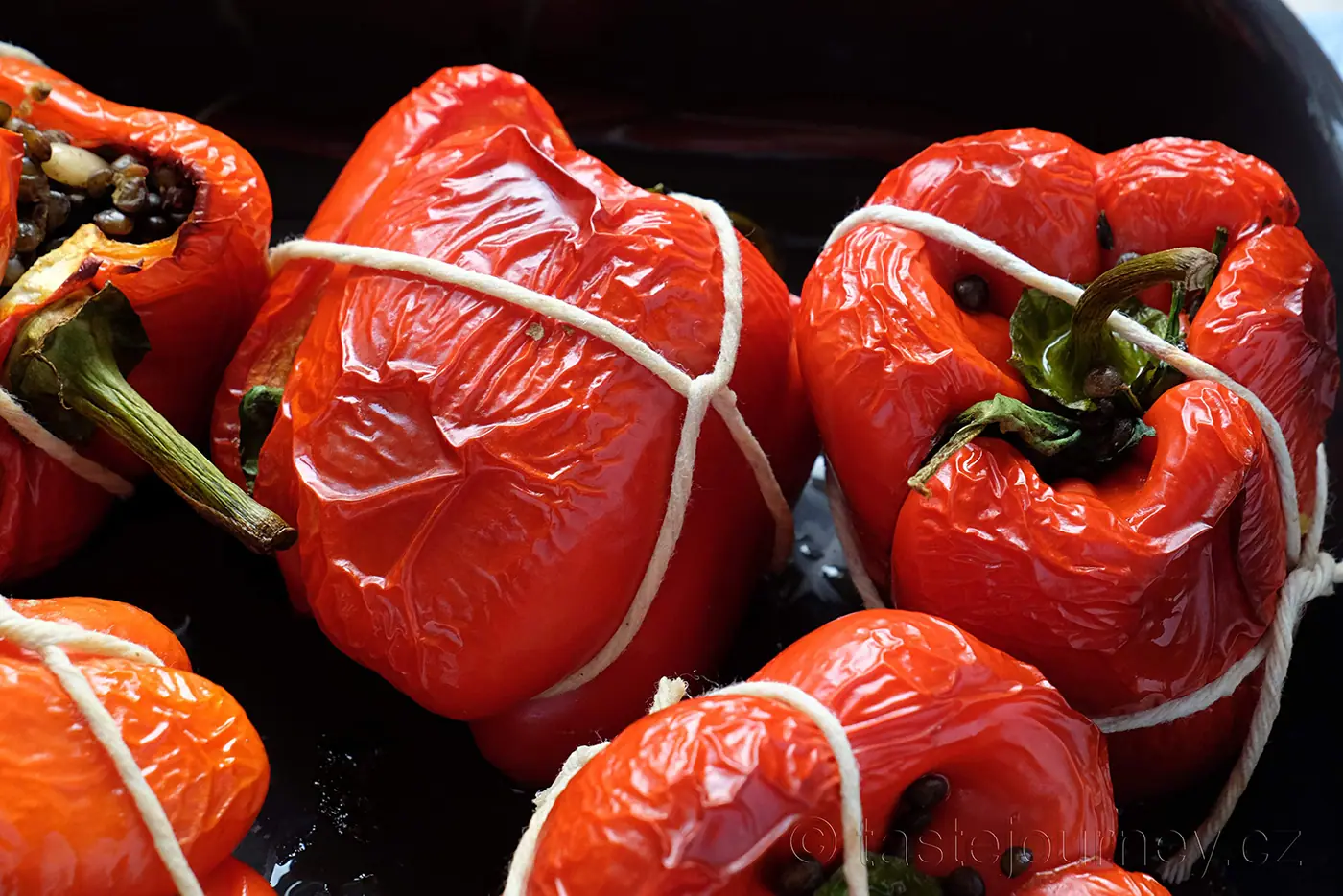 Zapékaná červená paprika s čočkou v dárkovém balení – fotografie 8