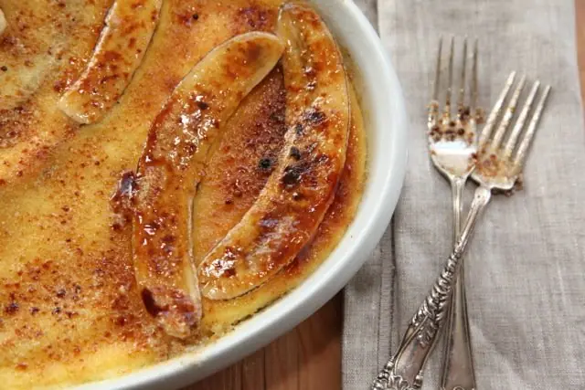 Banány a karamel – ideální kombinace pro crème brûlée