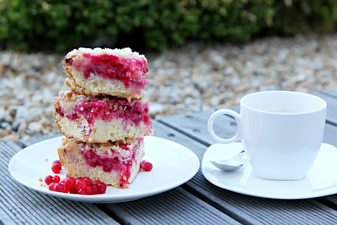 Bleskový rybízový koláč. Recept od maminky.
