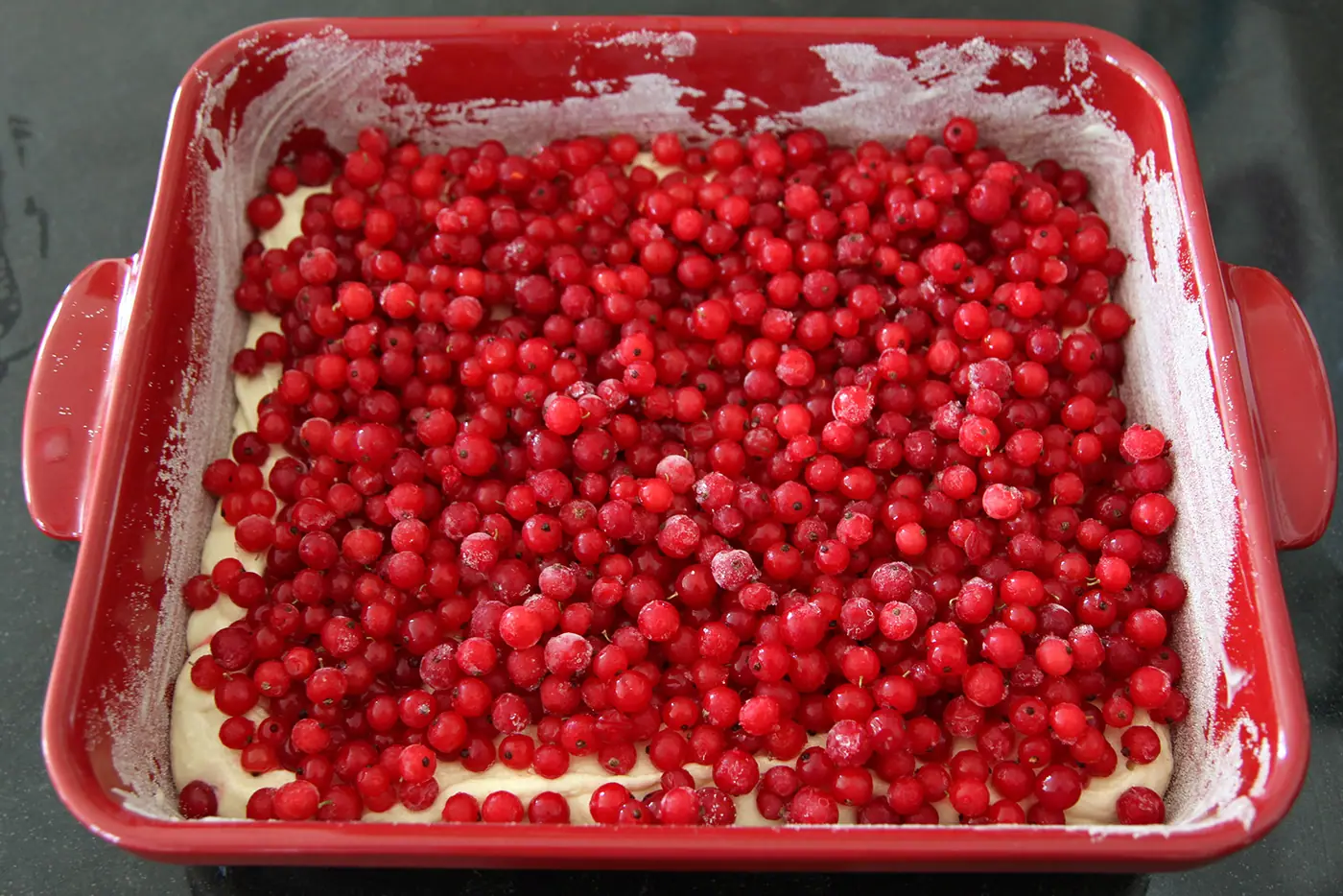 Bleskový rybízový koláč. Recept od maminky. – fotografie 3