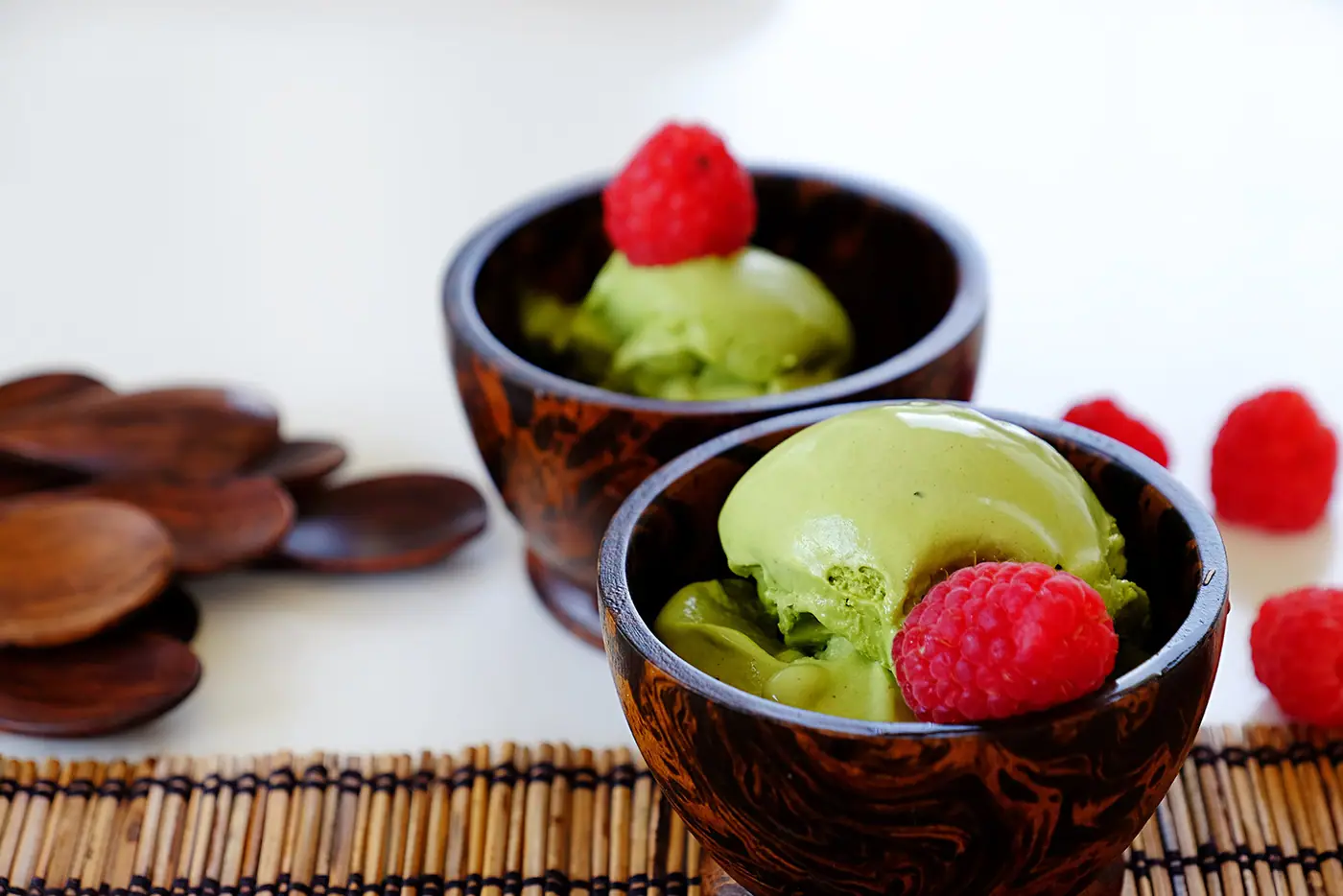 Jemná a tajemná zmrzlina z matcha čaje. Rafinovaná chuť Japonska – fotografie 6