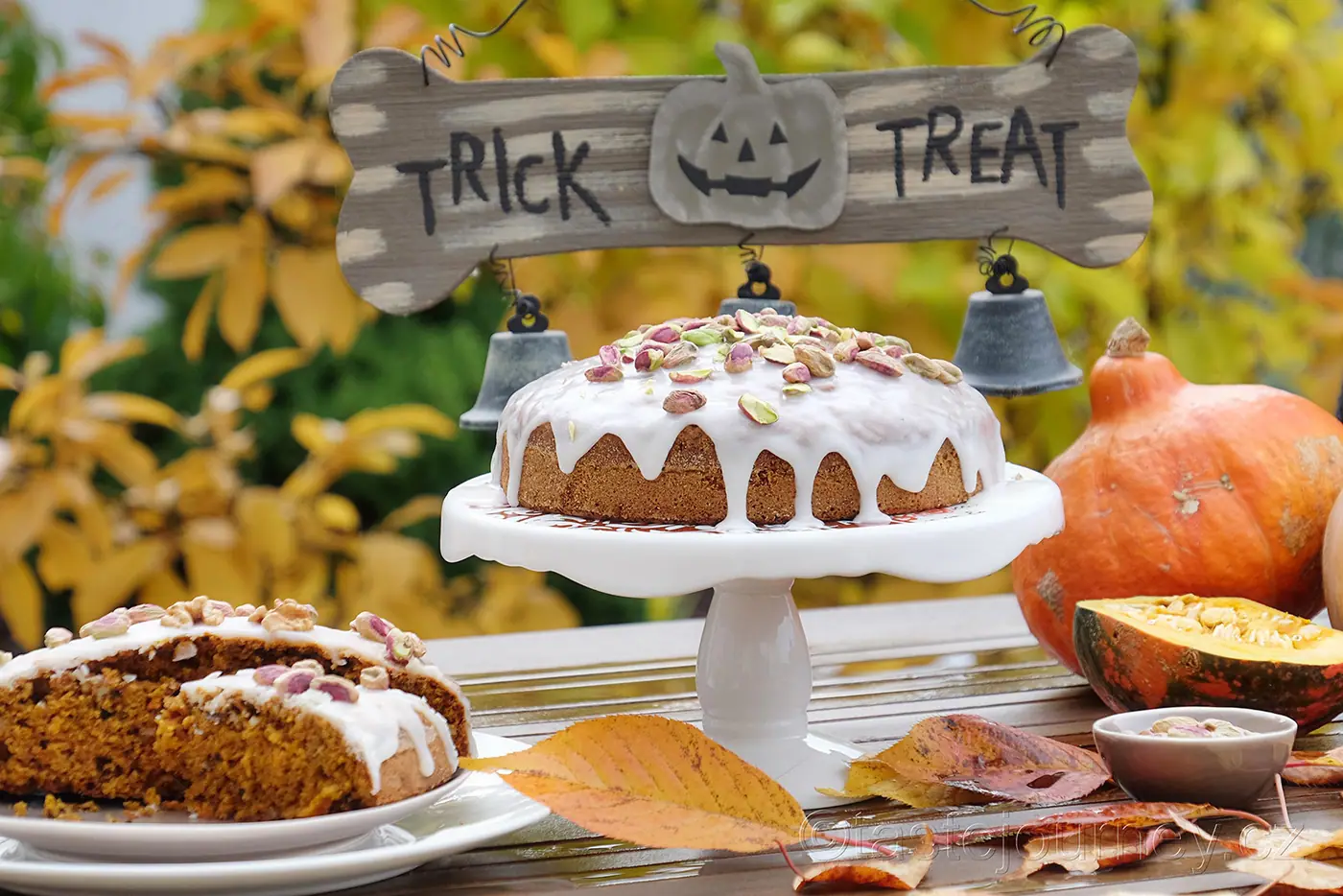 Mrkvový dort s dýní a ořechy je králem pohoštění Halloweenu – fotografie 7