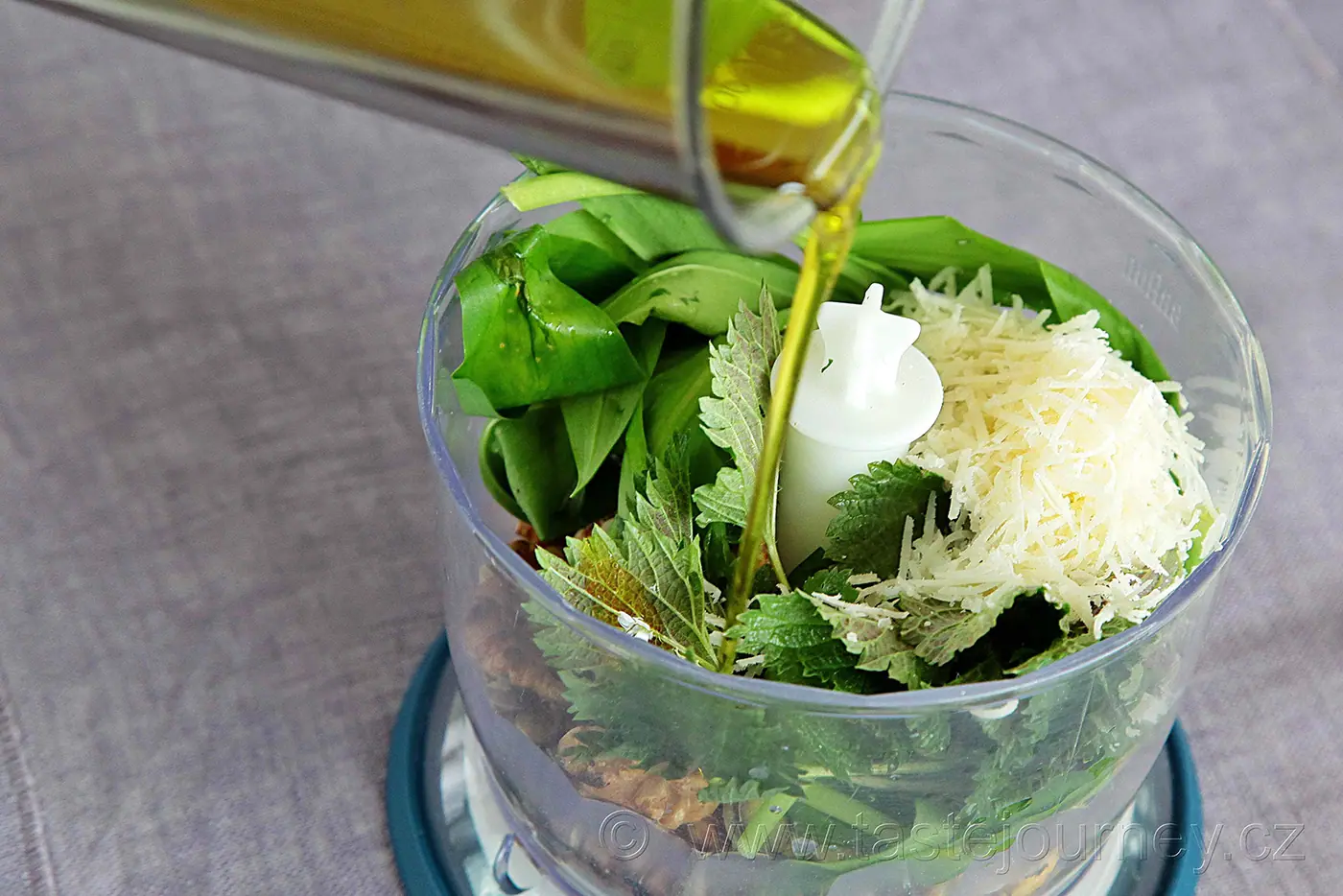 Pesto z medvědího česneku a mladých kopřiv – fotografie 2
