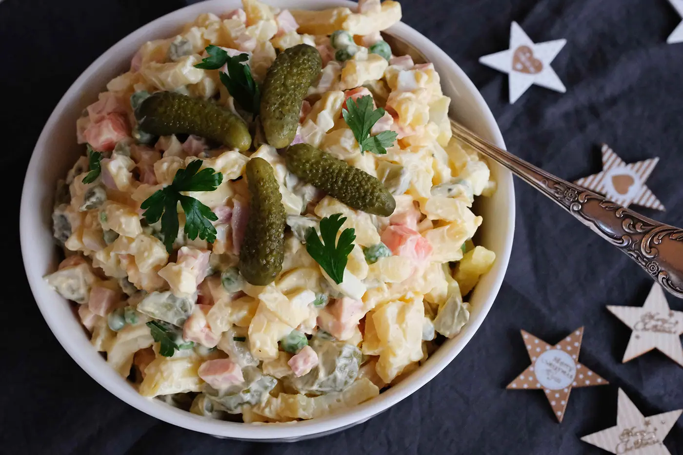 Vánoční bramborový salát s majonézou nebo bez?  Nejlepší recept je ten váš